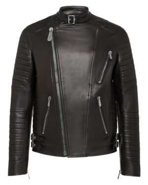 Philipp Plein Biker Leather Jacket