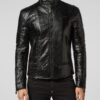 Philipp Plein Python Leather Jacket