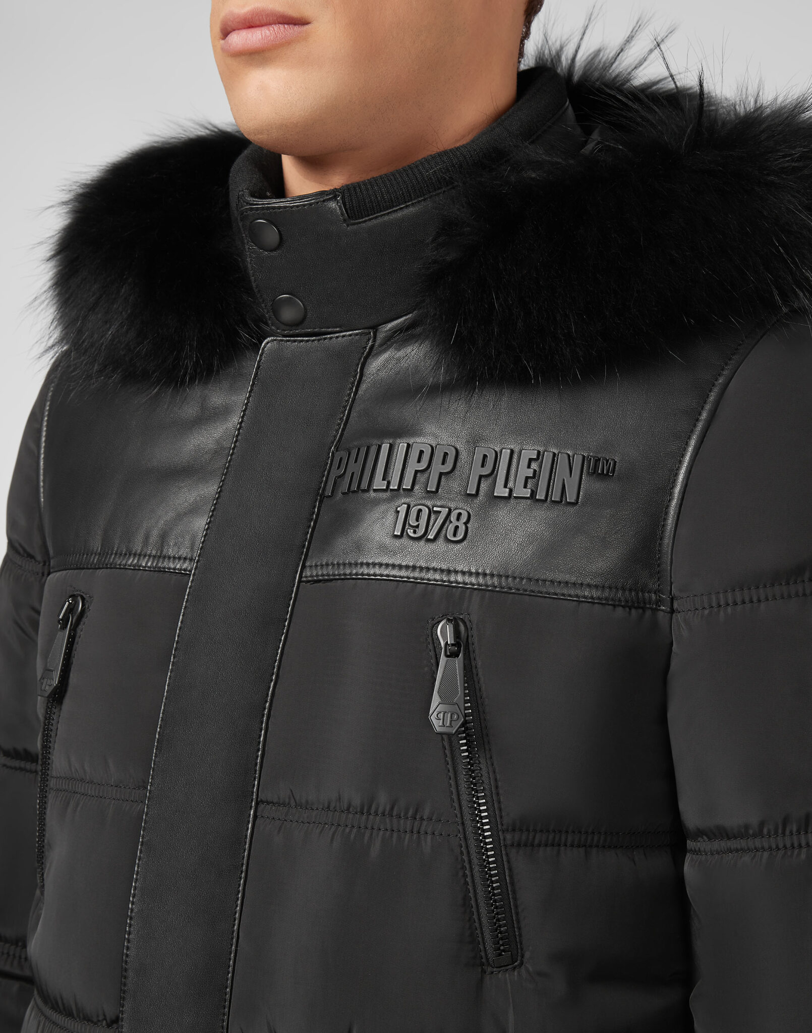 Philipp Plein Fox Fur Hood Parka - Leather Guys: Luxury Leather Jackets