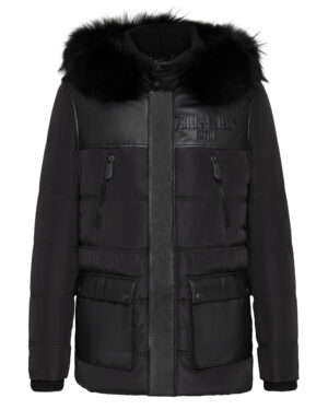 Philipp Plein Fox Fur Hood Parka