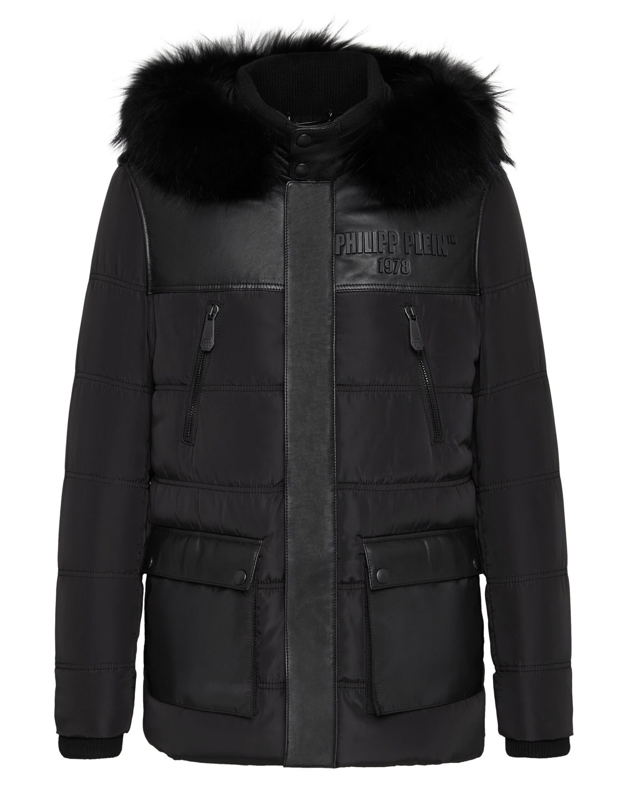 Philipp Plein Fox Fur Hood Parka