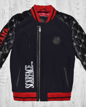 Philipp Plein Tony Montana Scarface Leather Jacket