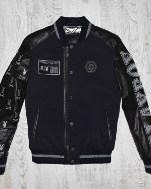 Philipp Plein Playboy Leather Jacket