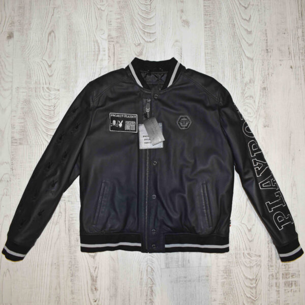Philipp Plein Playboy Leather Jacket