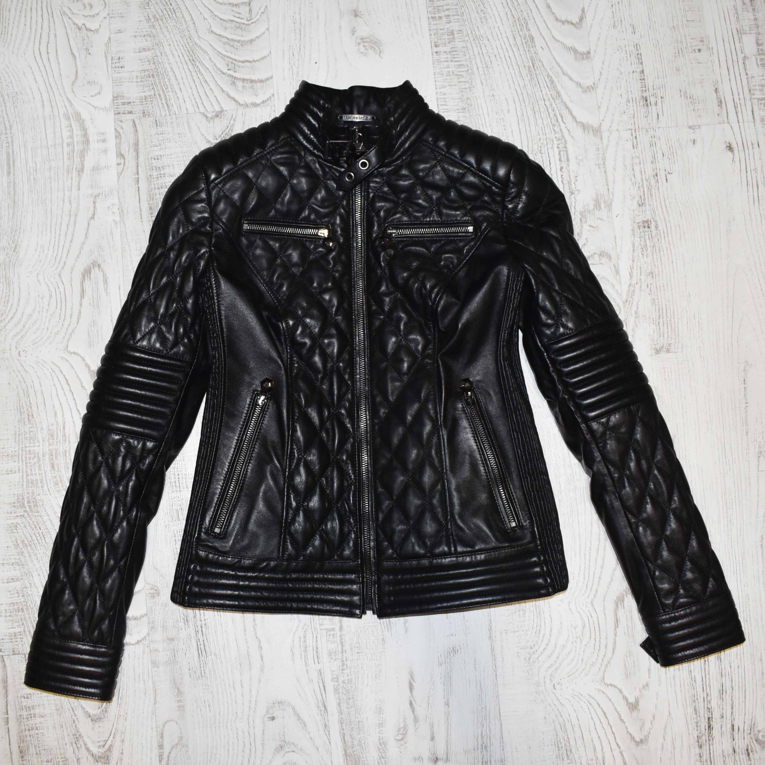Philipp Plein Womens Leather Jacket