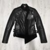 Philipp Plein Womens Skull Leather Jacket