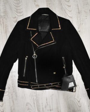 Philipp Plein Womens Suede Jacket