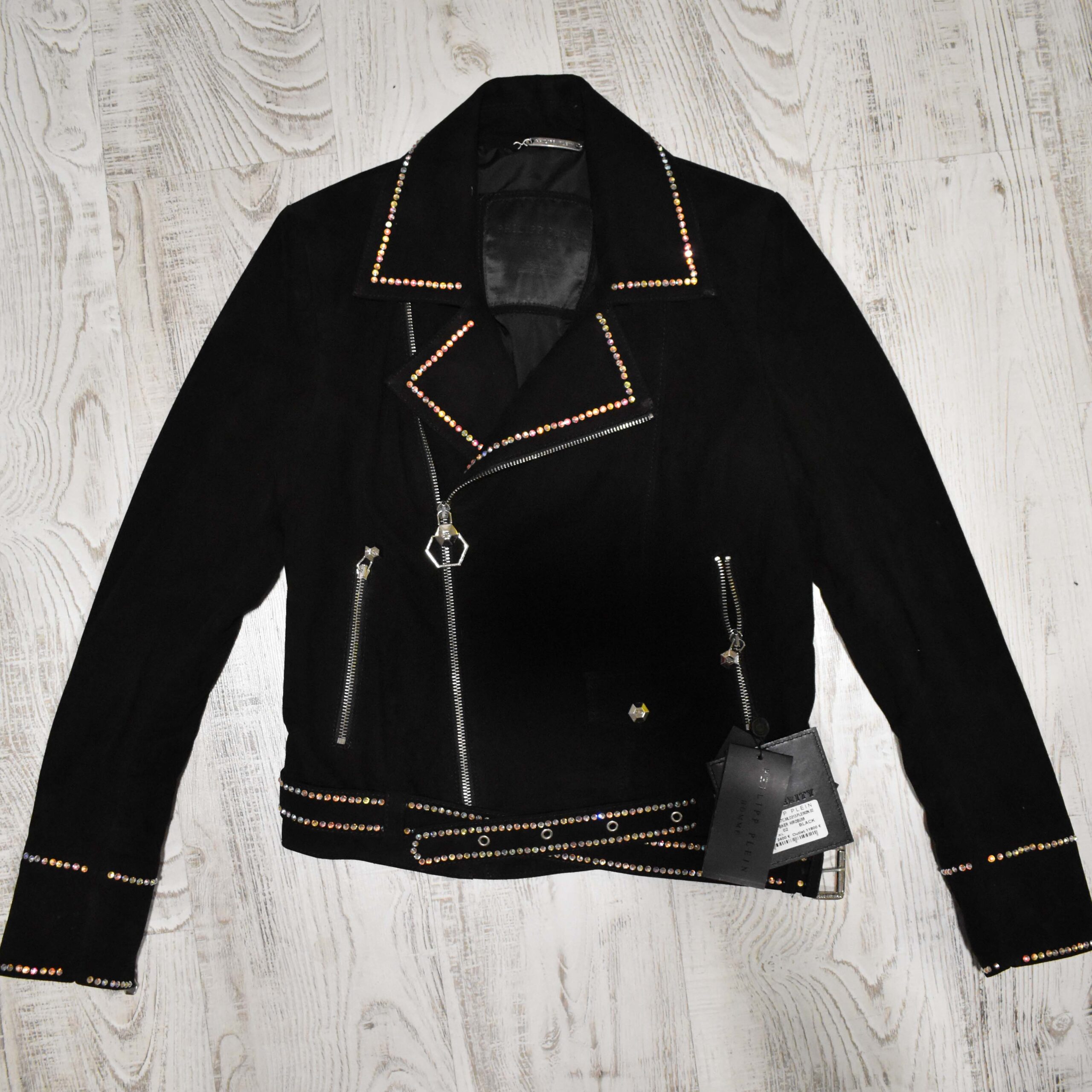Philipp Plein Womens Suede Jacket