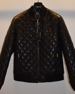 Monogram Embossed Leather And Wool Blouson - Ready-to-Wear 1AA7EM