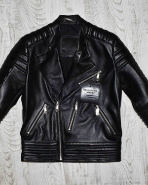 Philipp Plein Biker Leather Jacket