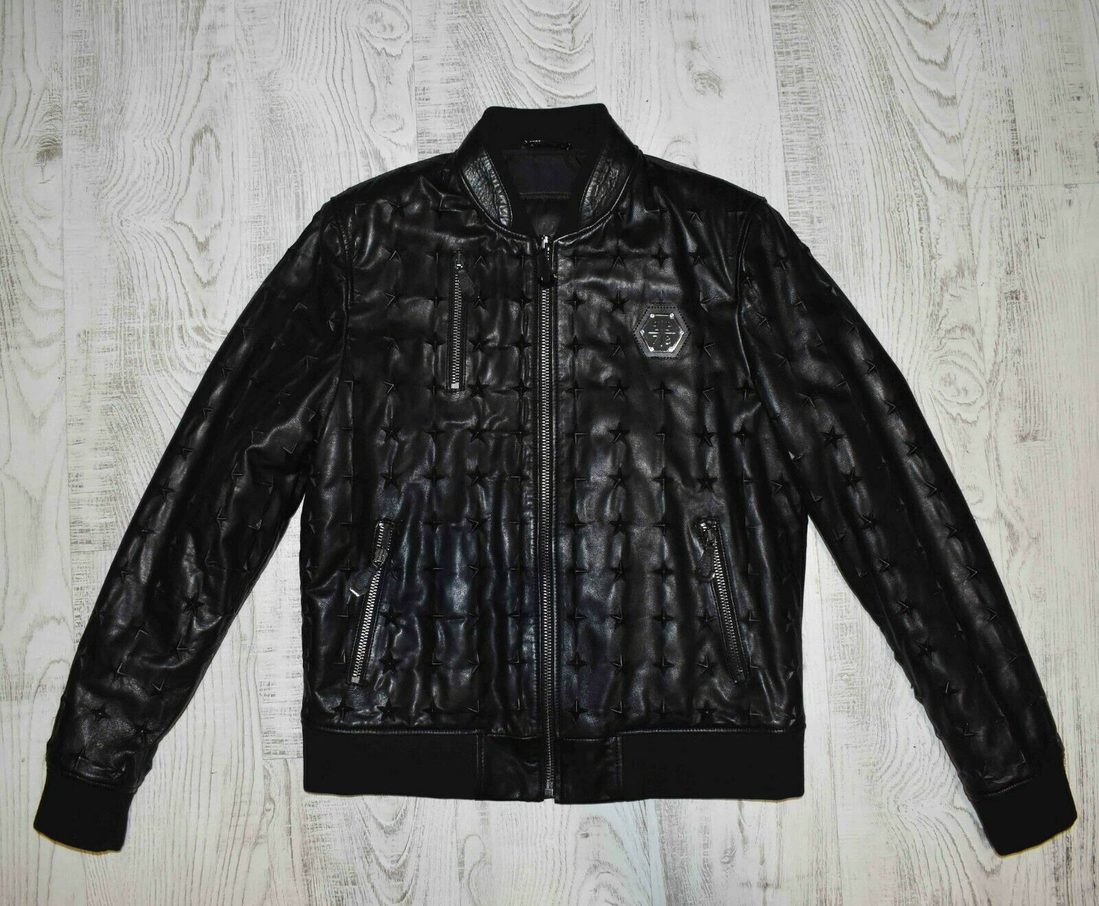 Philipp Plein Leather Jacket