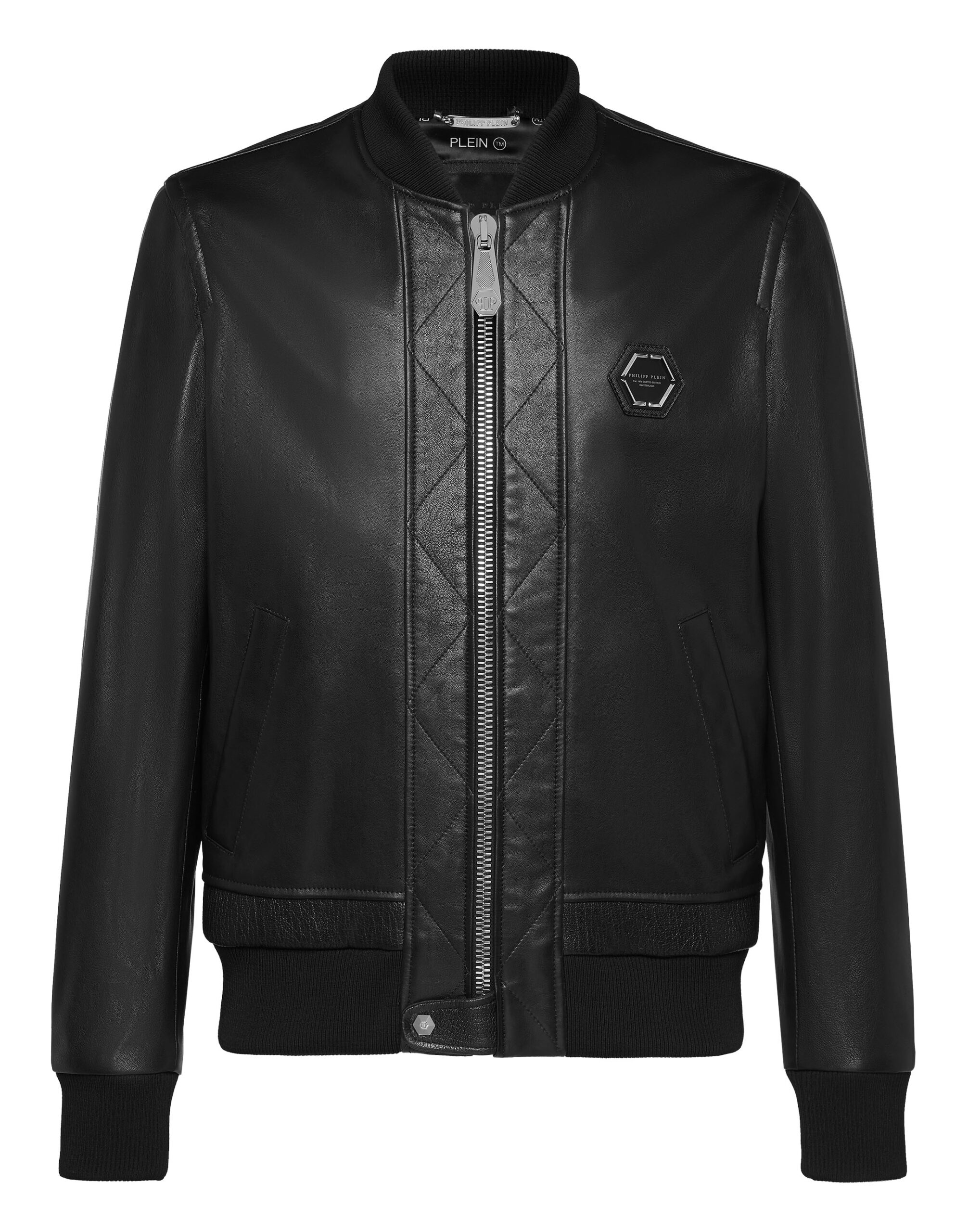 Philipp Plein Skull Leather Jacket