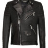 Philipp Plein Leather Biker Jacket