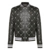 Philipp Plein Skull Leather Jacket