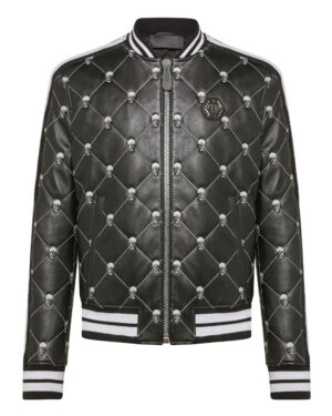 Philipp Plein Skull Leather Jacket