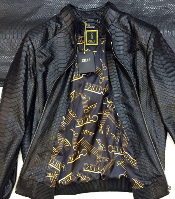 Zilli Python Leather Jacket