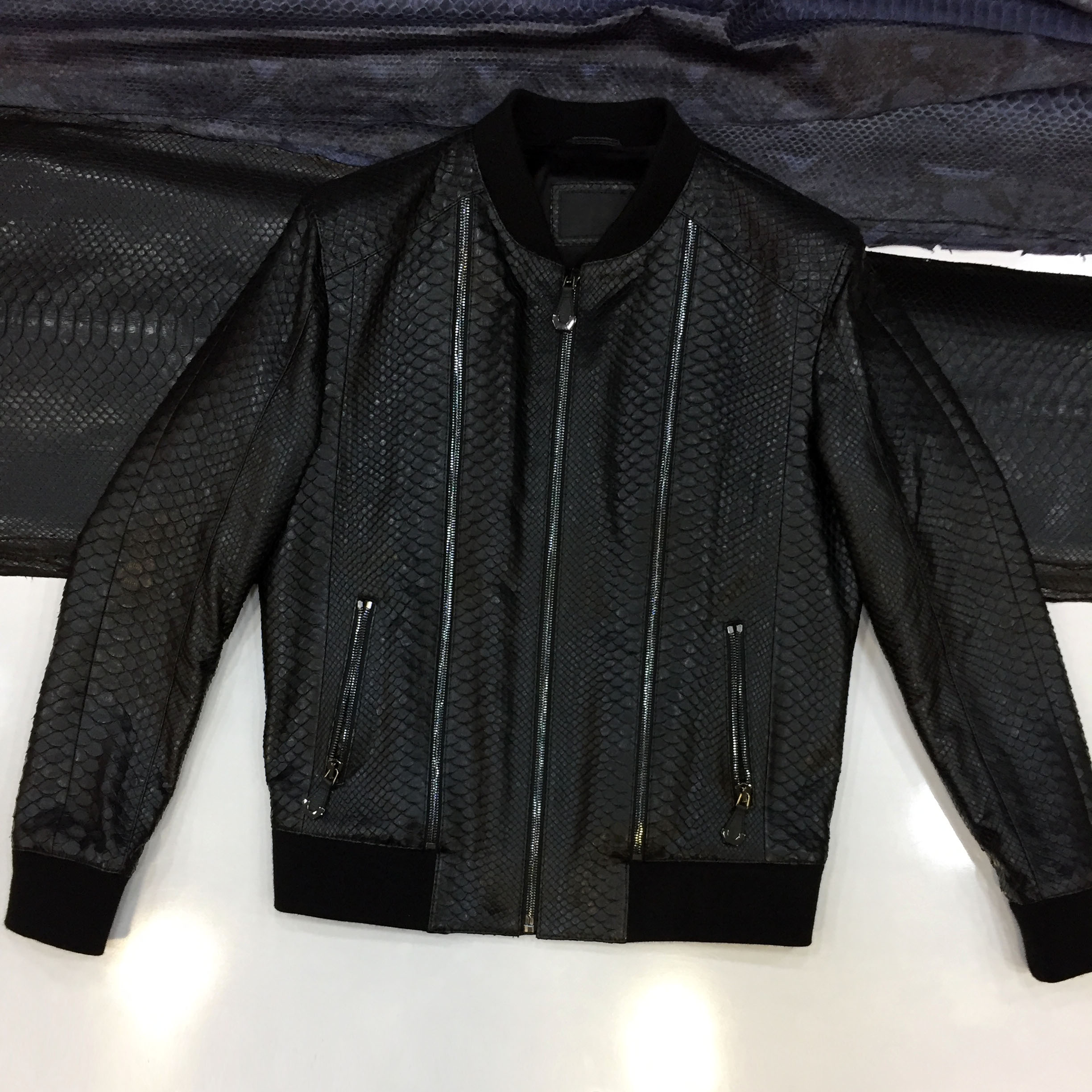Mens Python Skin Jacket - Leather Guys: Luxury Leather jackets