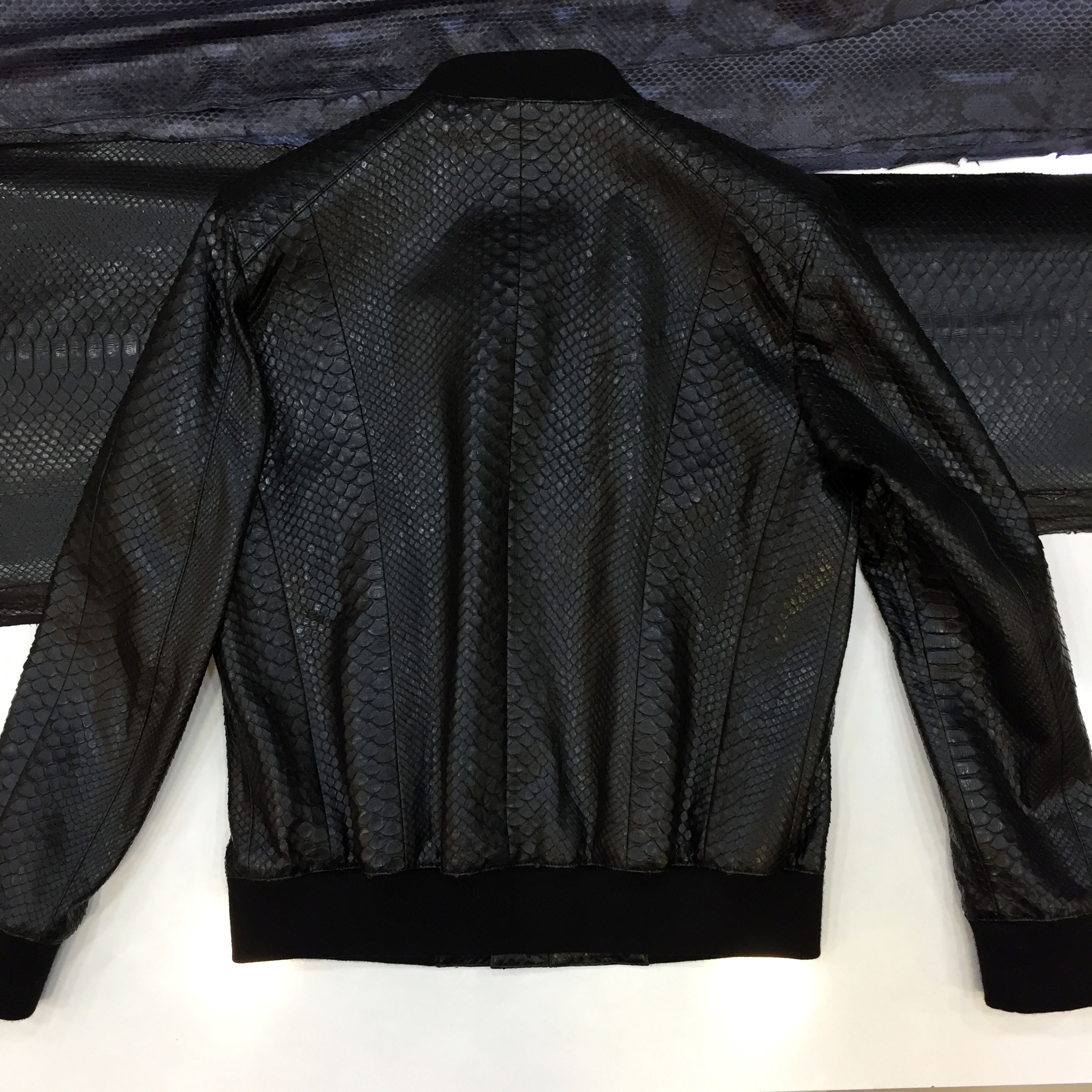 Mens Python Skin Jacket - Leather Guys: Luxury Leather jackets