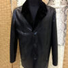 Mens Python Leather Coat
