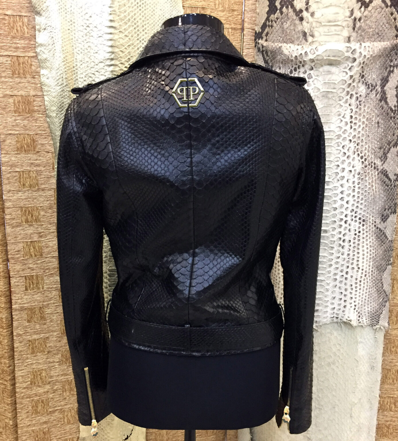 Philipp Plein Womens Python Jacket - Leather Guys