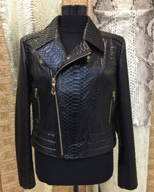 Womens Snake Biker Jacket