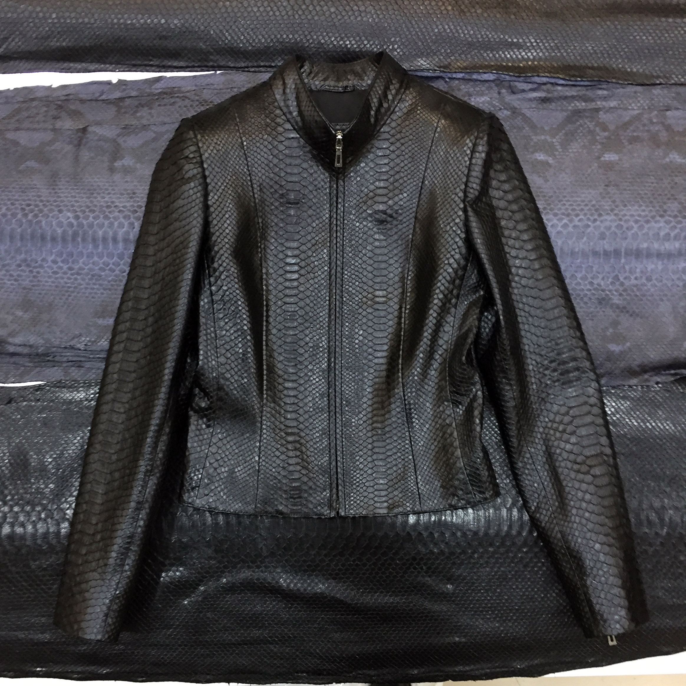 Womens Python Leather Jacket - Leather Guys: Luxury Leather Jackets