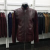 Burgundy Python Skin Jacket