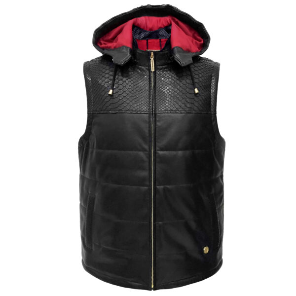 SR Python Leather Vest