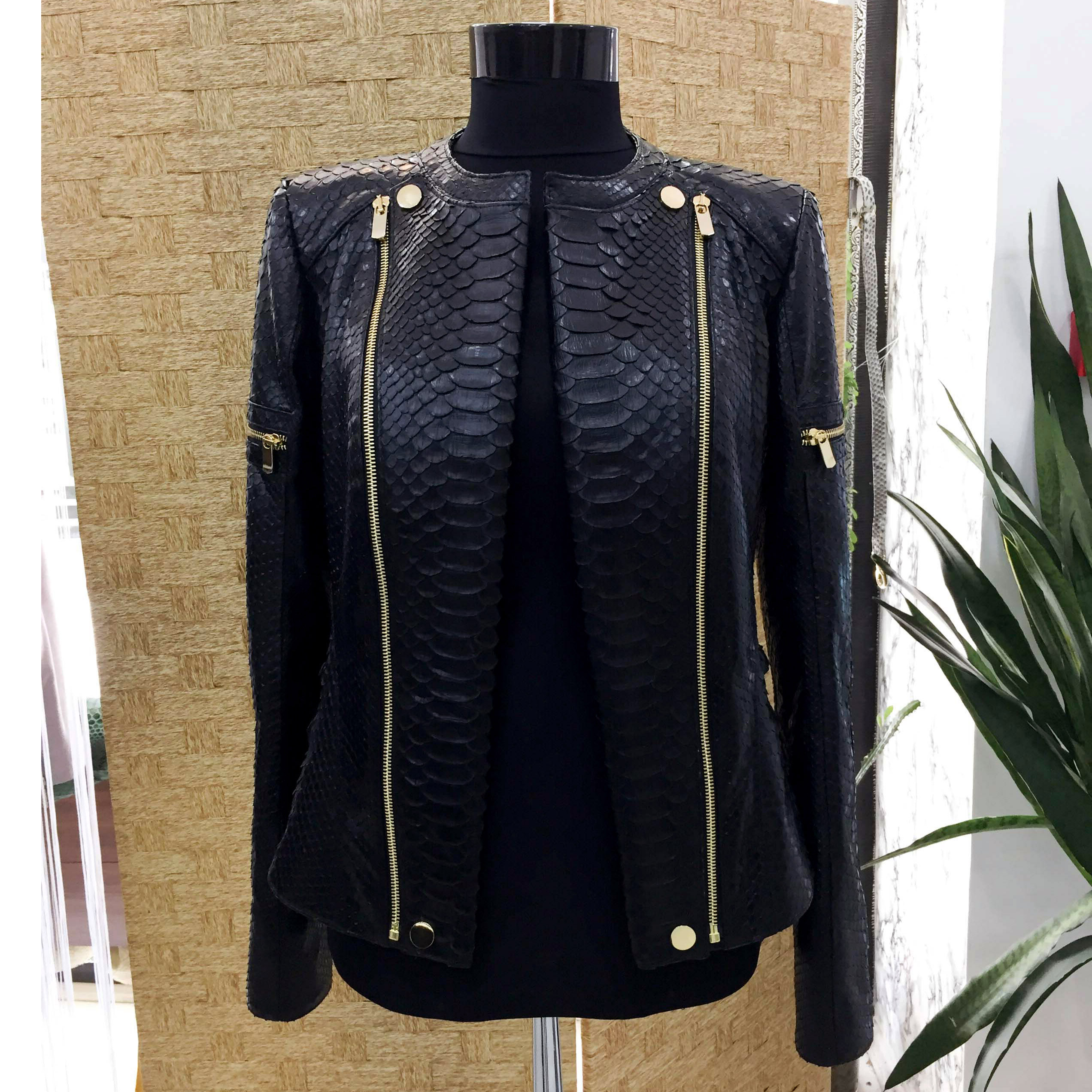 Burberry Womens Python Skin Jacket