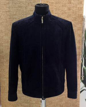 Zilli Blue Suede Jacket
