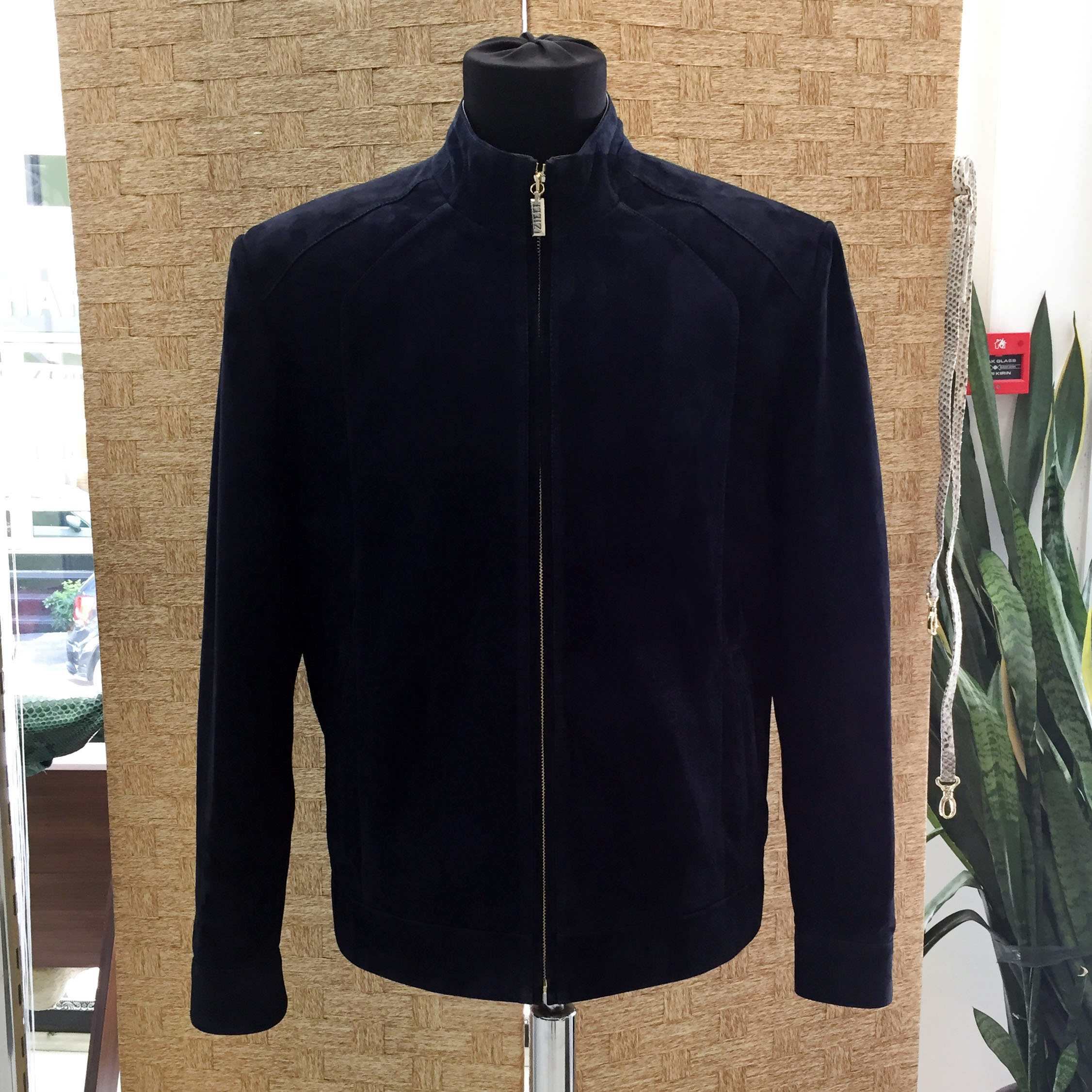 Zilli Blue Suede Jacket