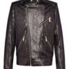 Philipp Plein Snake Skin Biker Jacket