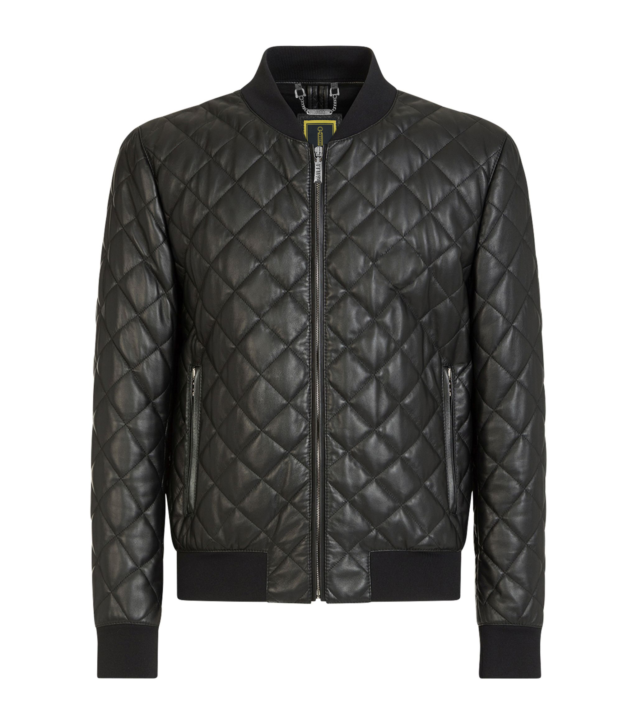 Quilted Genuine Leather Bomber Jacket - Leather Guys: Luxury Leather ...
