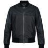 Louis Vuitton Cut Up Leather Bomber Jacket
