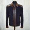 Python Trim Suede Jacket