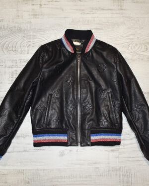 Louis Vuitton Womens Leather Bomber Jacket