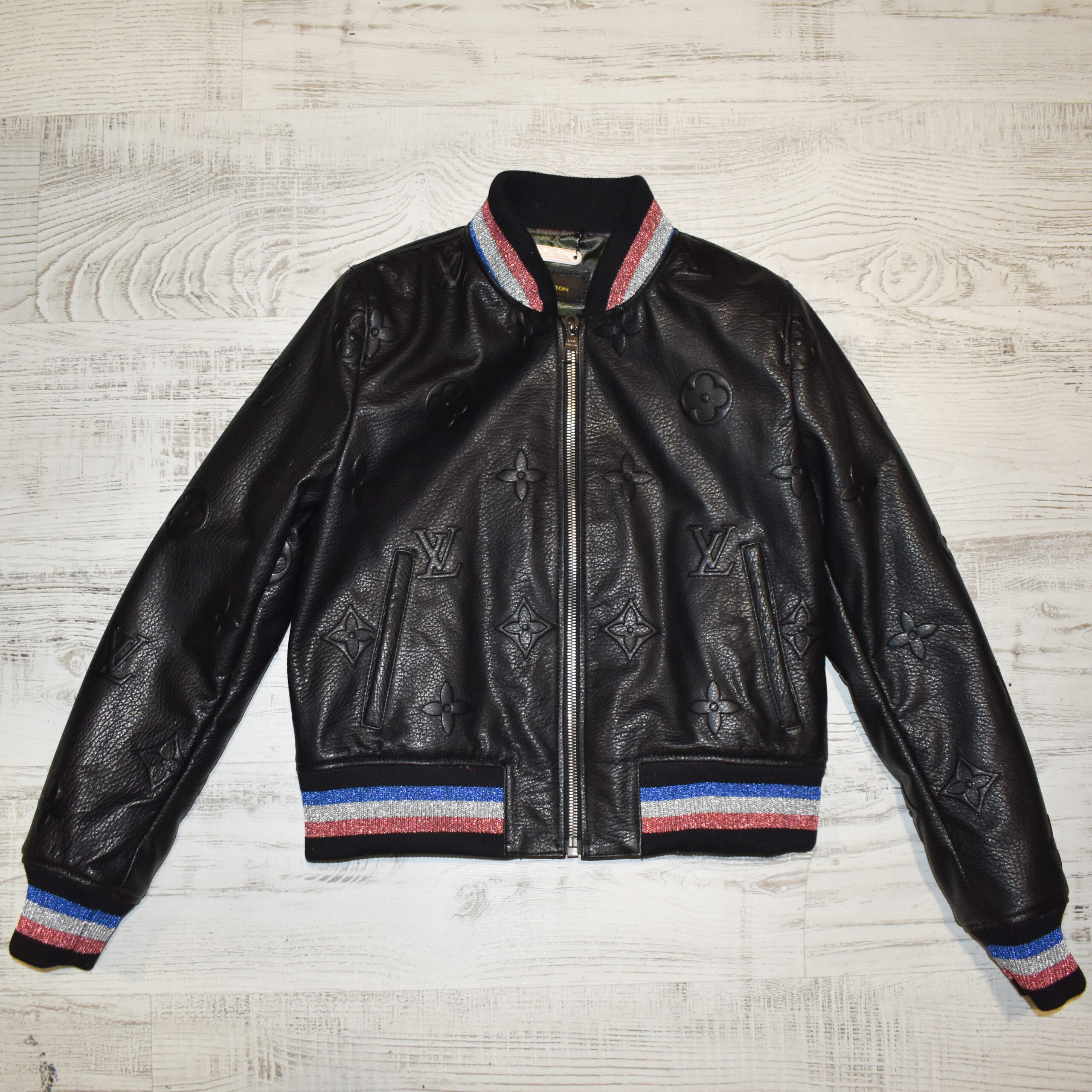 Louis Vuitton Womens Leather Bomber Jacket - Leather Guys