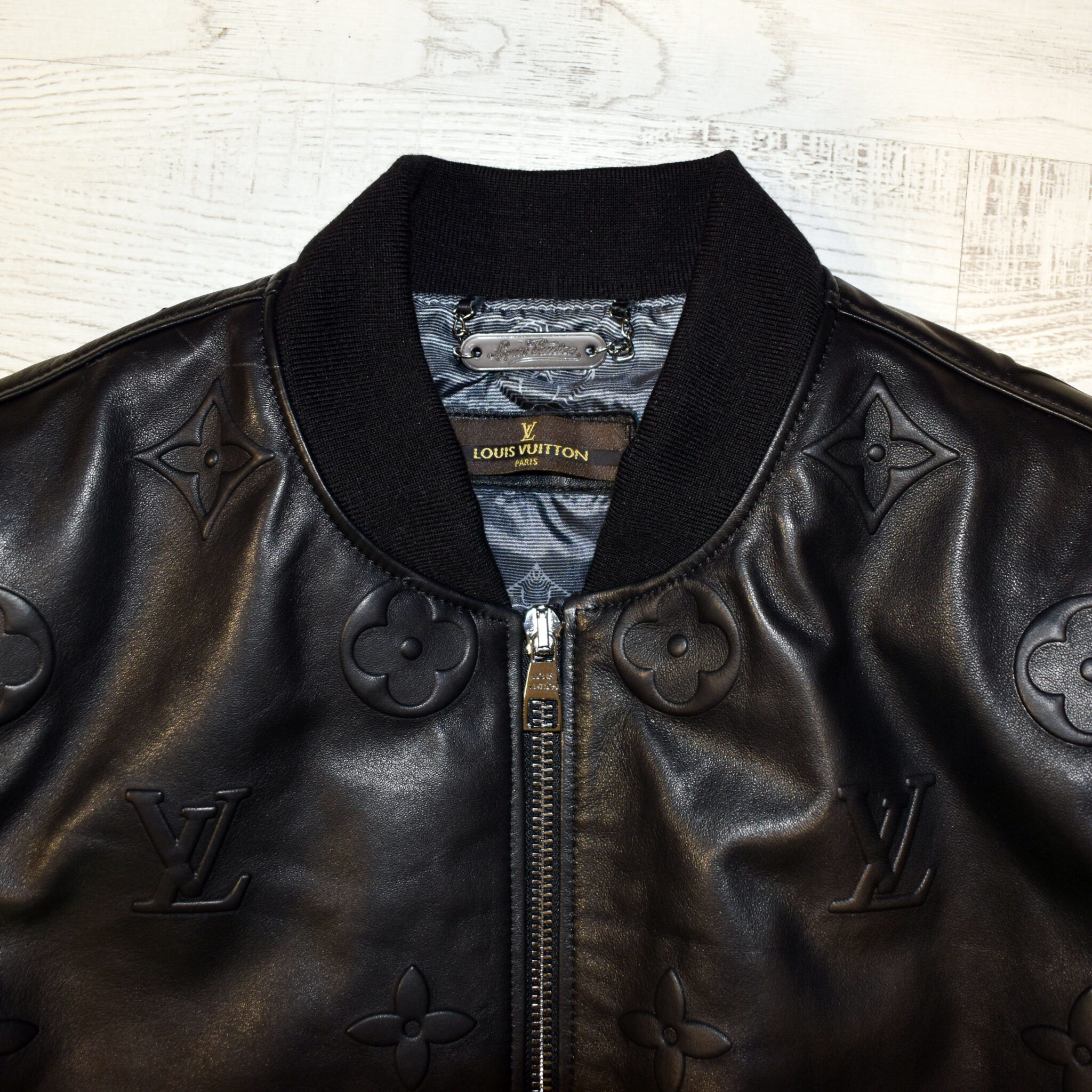 Louis Vuitton Men's Leather Bomber Jacket - Leather Guys