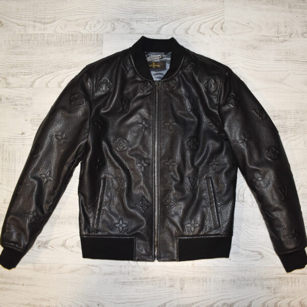 Louis Vuitton Replica Leather Bomber Jacket