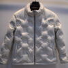 Louis Vuitton Replica White Leather Unisex Puffer Jacket