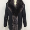 Louis Vuitton Real Raccoon Trim Shearling Fur Coat