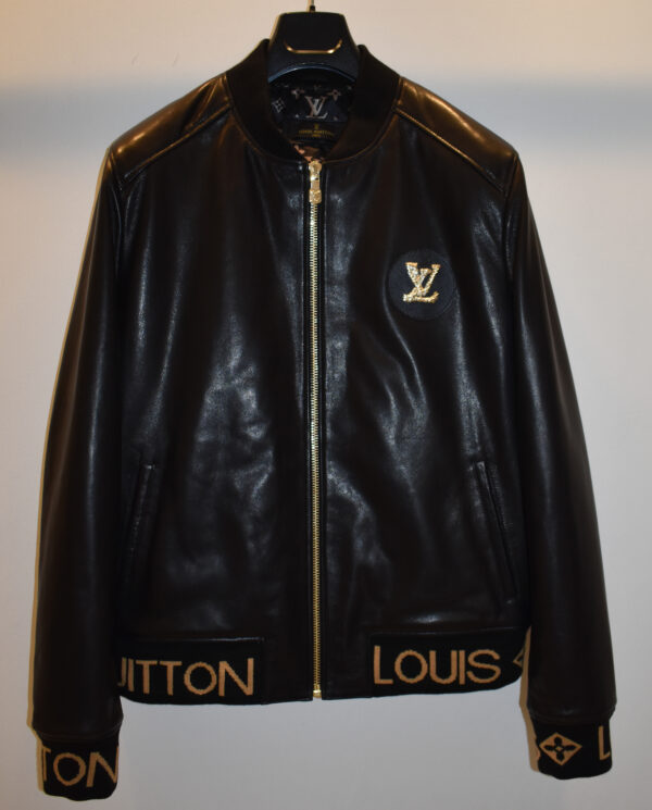 Louis Vuitton Leather Bomber Replica Jacket