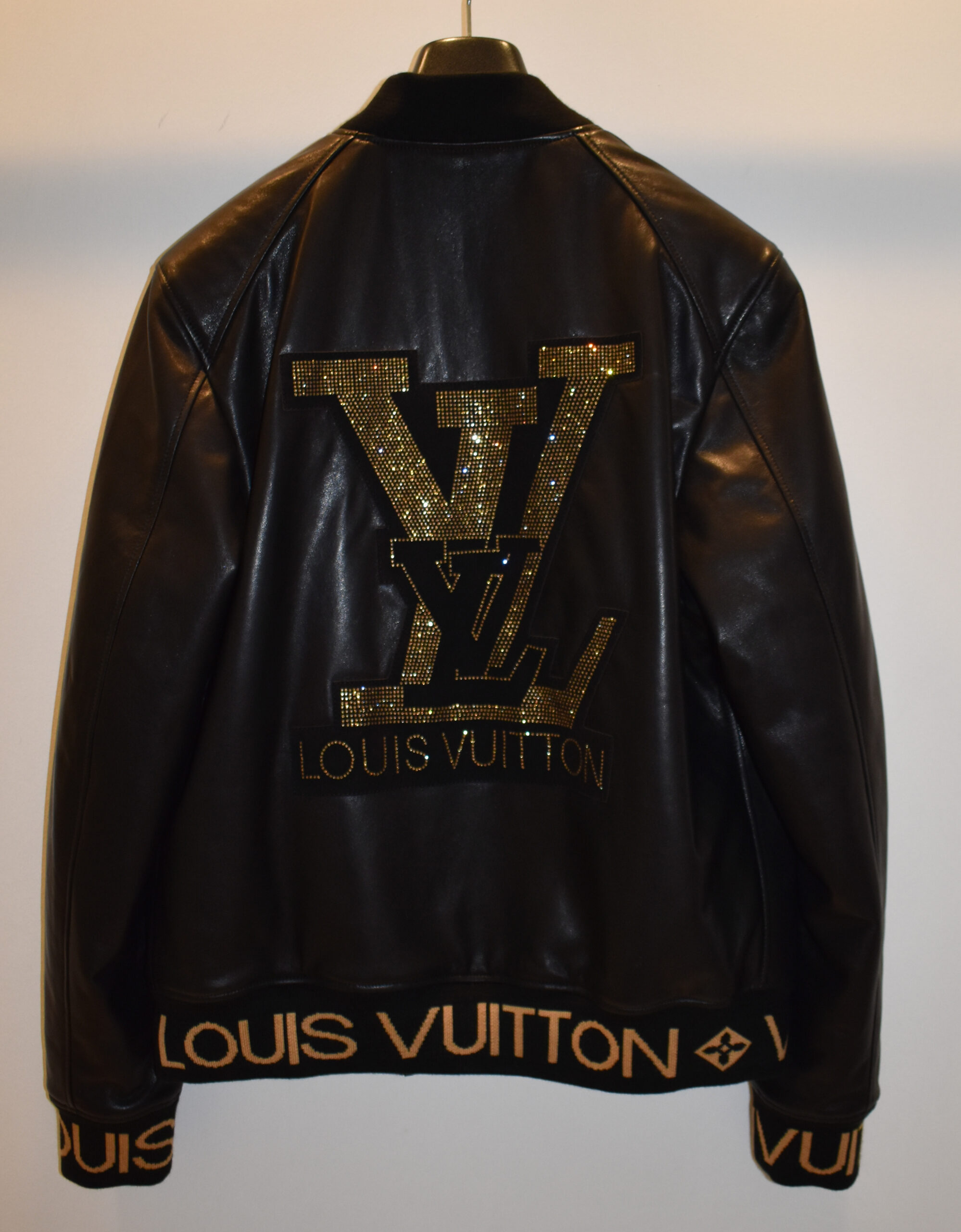 Louis Vuitton Leather Bomber Replica Jacket - Leather Guys