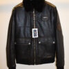 Aeronautica Militare Replica Aviator Leather Jacket