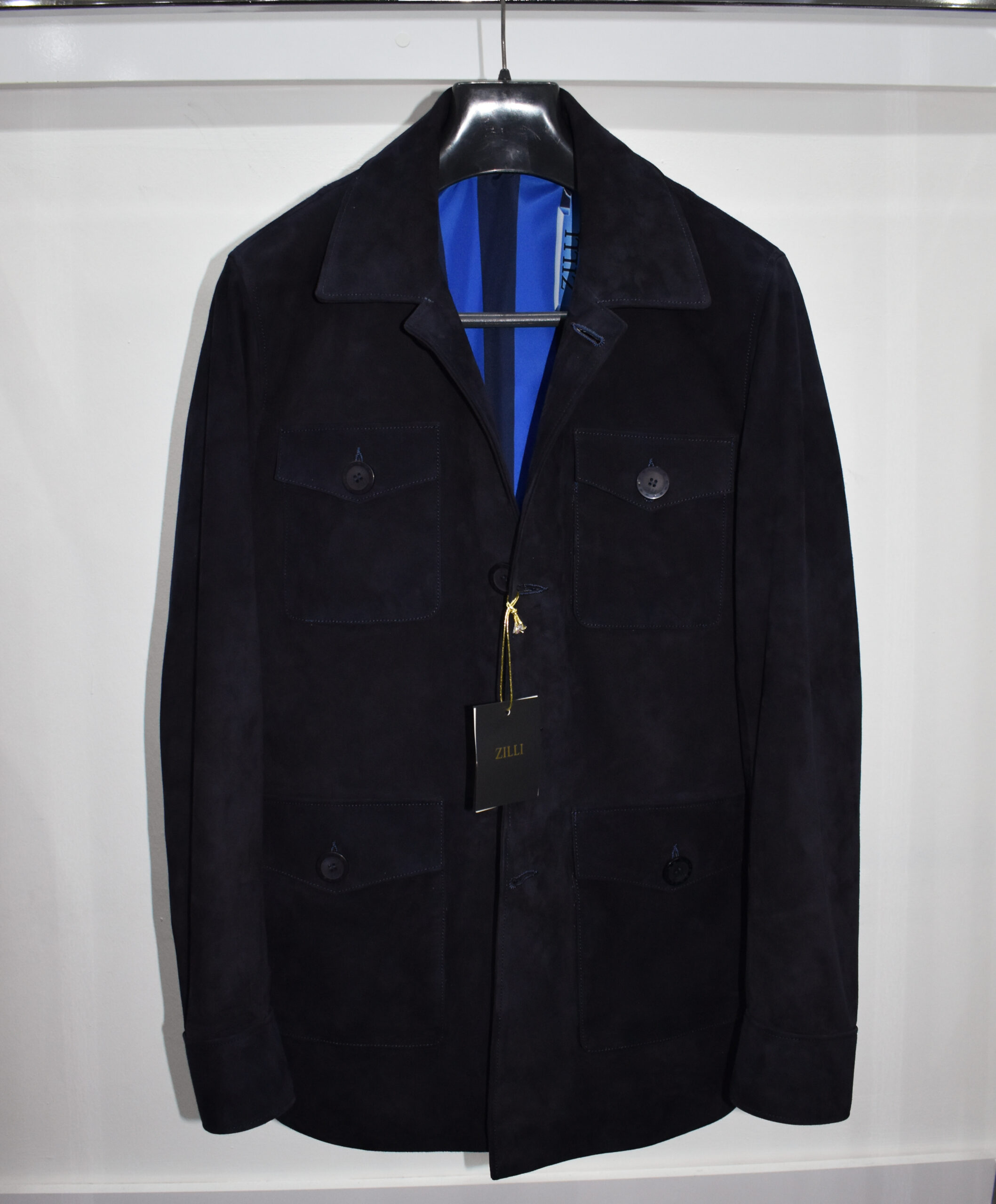 Genuine Suede Luxury Safari Jacket - Leather Guys