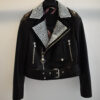 Philipp Plein Women Studded Replica Leather Biker Jacket