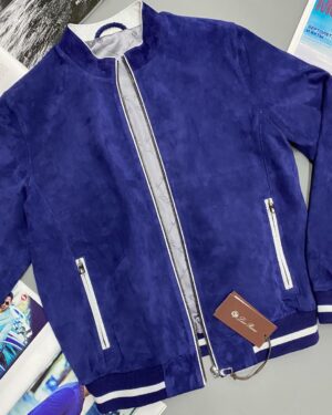 Loro Piana Replica Suede Bomber Jacket