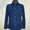 Blue Genuine Suede Shirt