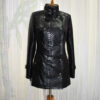 Dolce Gabbana Women Python Leather Overcoat