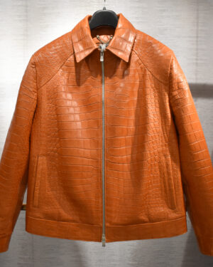 Genuine Crocodile Leather Jacket